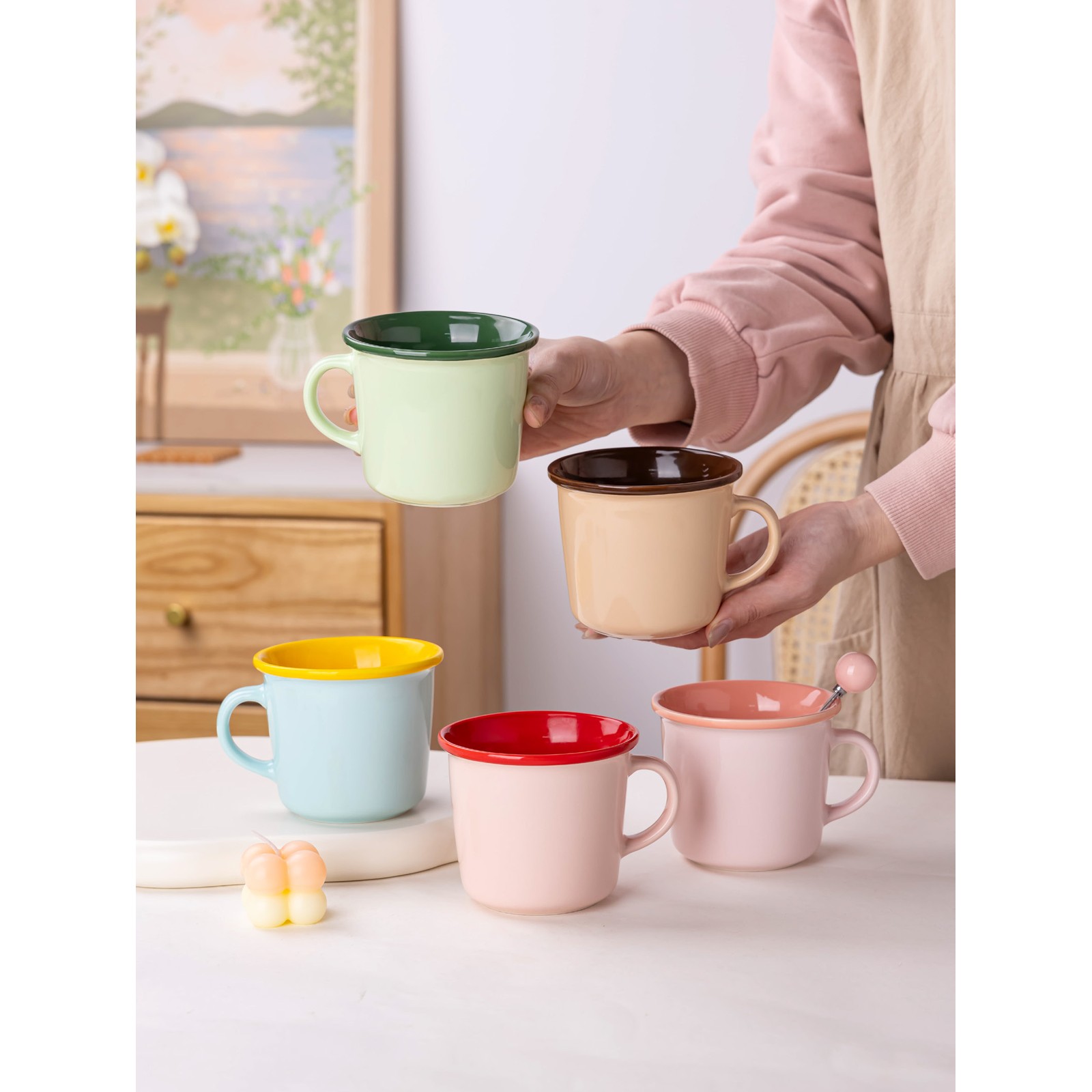 Custom Macaron Ceramic Mug