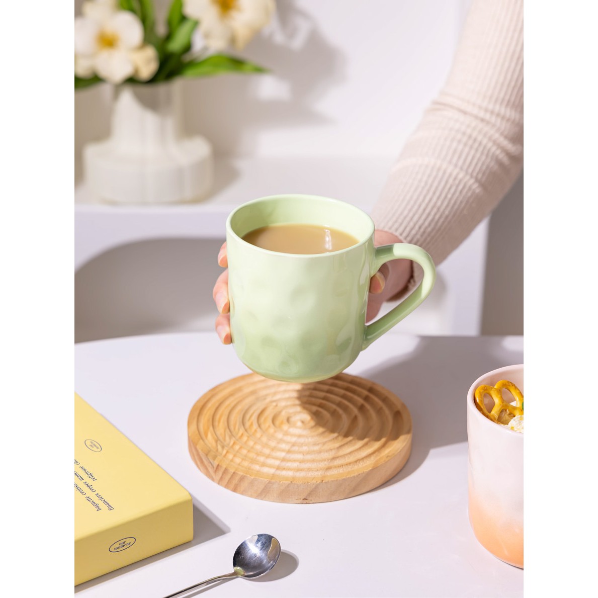 Custom Gradient Hammered Ceramic Mug | 380ml Custom Logo Wholesale